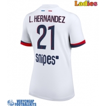 Paris Saint-Germain Lucas Hernandez #21 Replica Away Shirt Ladies 2025-26 Short Sleeve